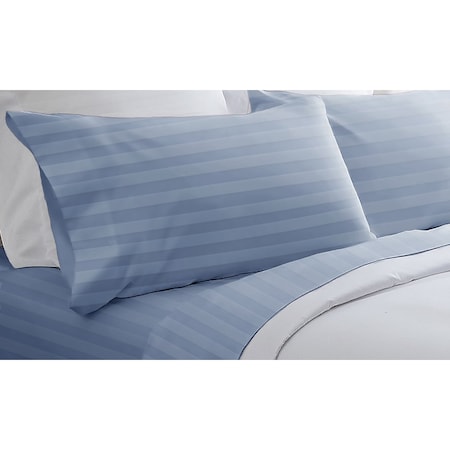 Hotel Grand 1000tc Cabana Sheet Set, Blue, Full 652841